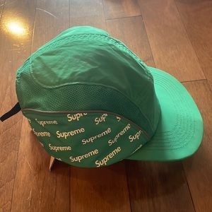 Rare supreme 5 panel w mesh running hat